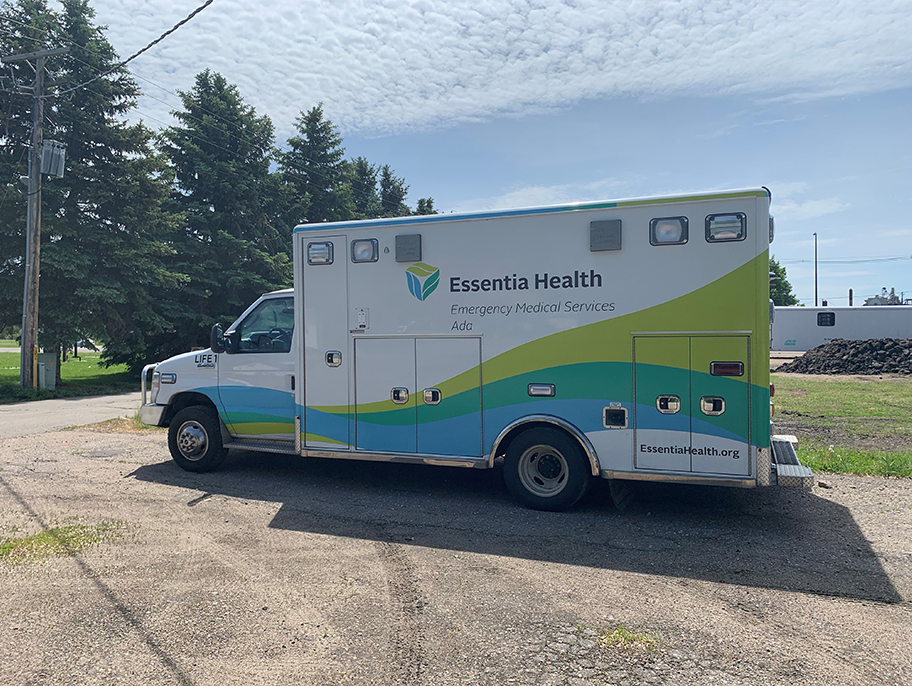 Essentia Health Emergency Medical Service van